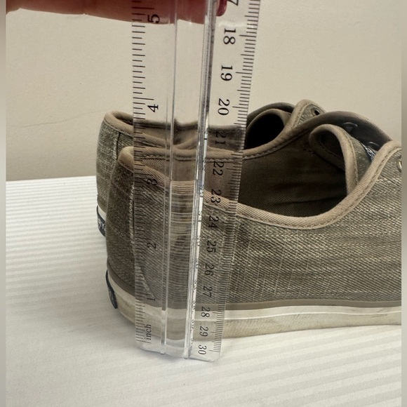 Sperry Lace-Less Seacoast Ripstop Canvas Boat Shoes STS97058 Women US 10M - Picture 4 of 11